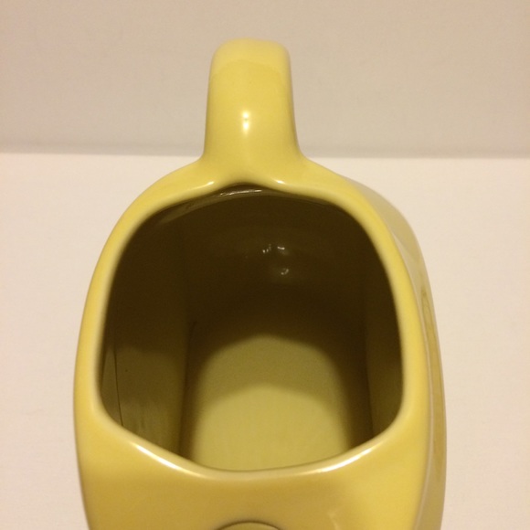 Vtg Chefsware Pitcher Yellow Disk Ice Lip Spout - Picture 3 of 8